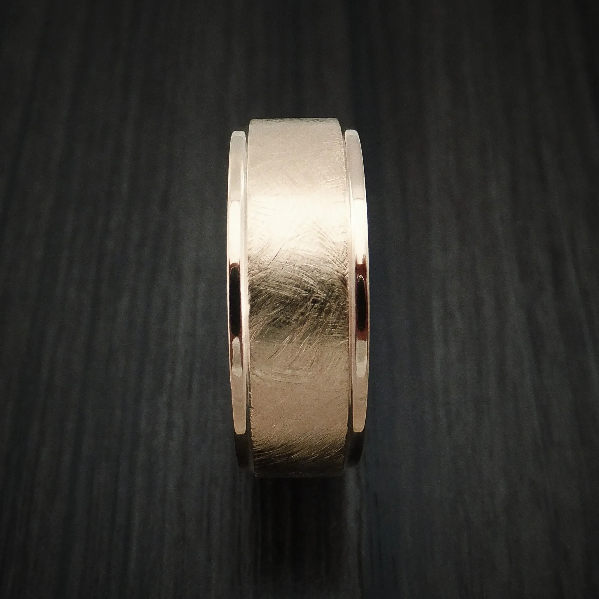 14K Rose Gold Classic Style Wedding Men's Band Custom Made