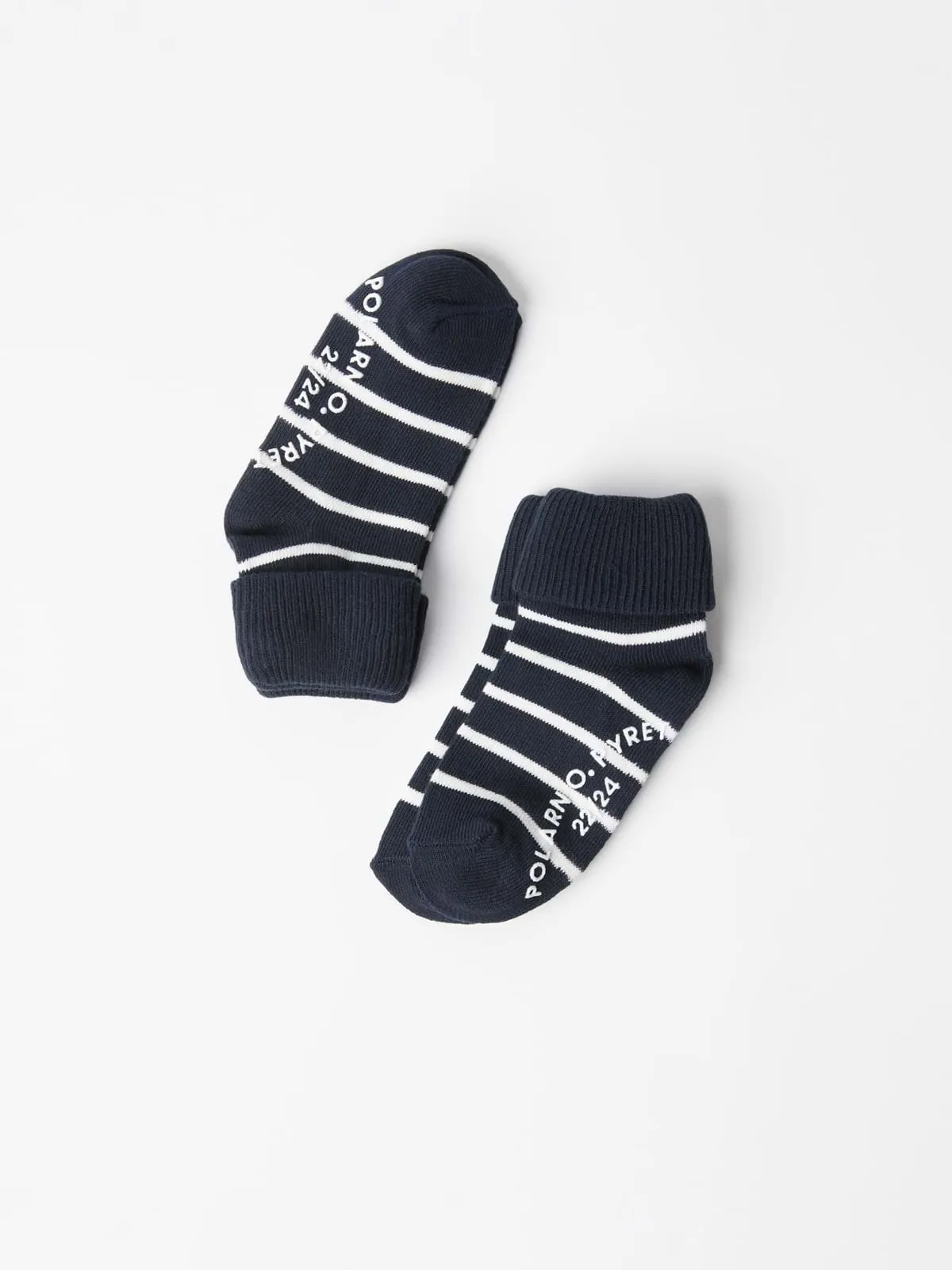 2 Pack Striped Antislip Kids Socks