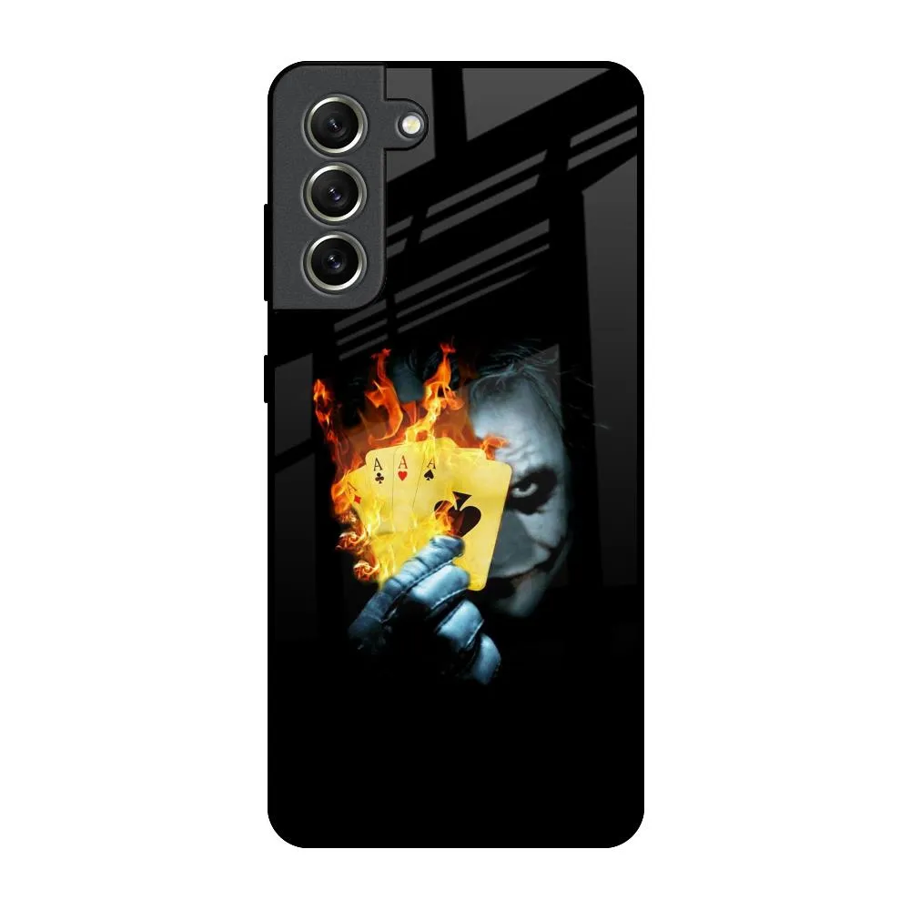 AAA Joker Glass Case for Samsung Galaxy S21 FE 5G