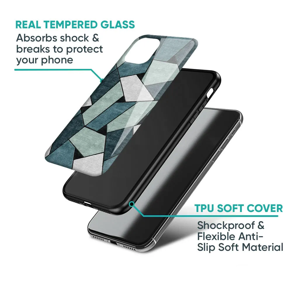 Abstact Tiles Glass Case for iPhone 13 Pro Max