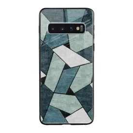 Abstact Tiles Glass Case for Samsung Galaxy S10 Plus