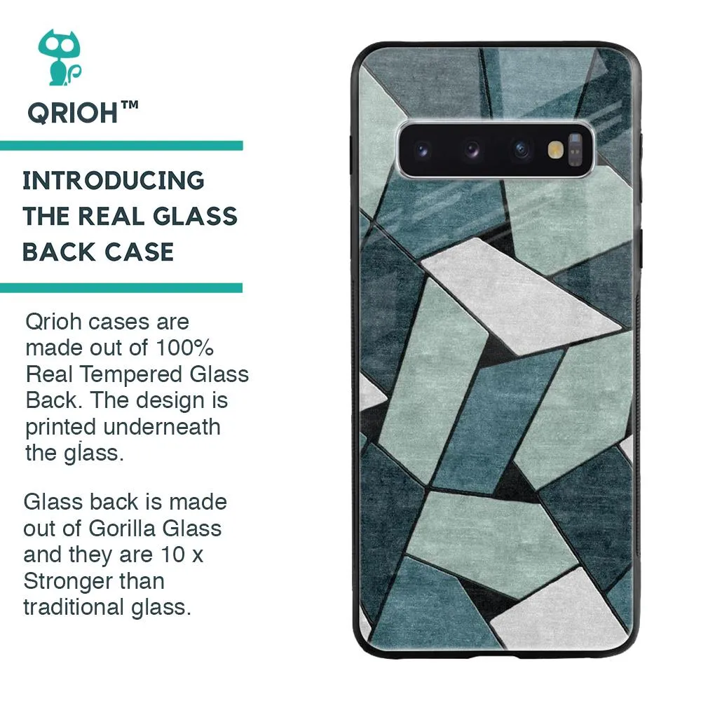 Abstact Tiles Glass Case for Samsung Galaxy S10 Plus