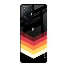 Abstract Arrow Pattern Glass Case For Mi 11T Pro 5G