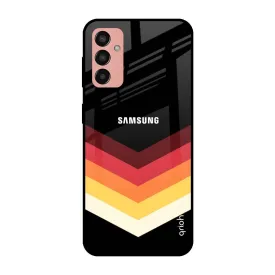 Abstract Arrow Pattern Glass Case For Samsung Galaxy F13