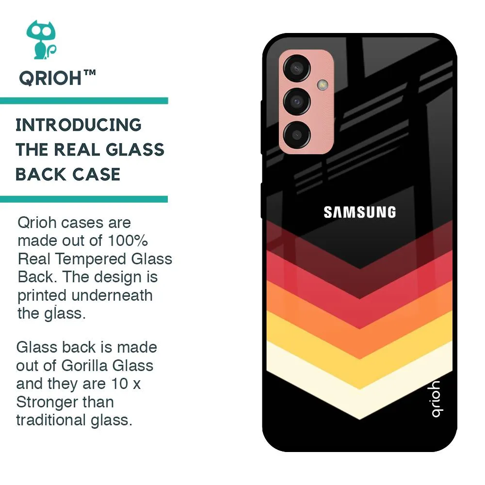 Abstract Arrow Pattern Glass Case For Samsung Galaxy F13