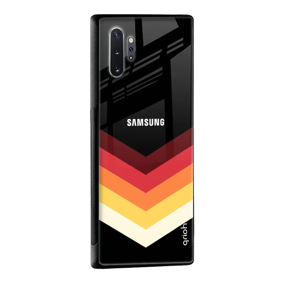 Abstract Arrow Pattern Glass Case For Samsung Galaxy F13