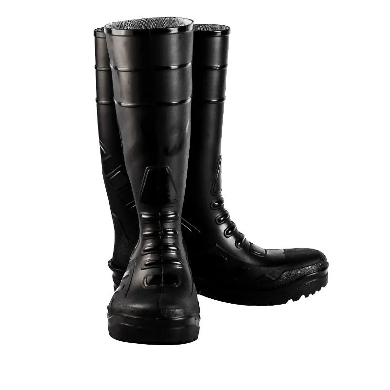 Ace Tsavo Safety Gumboots (With Steel Toe) - Black