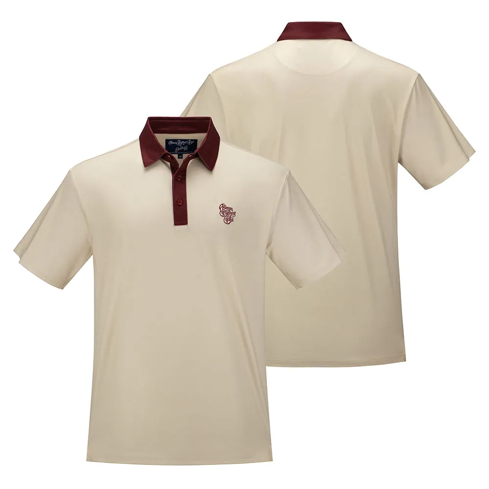 Allman Brothers Band | Performance Polo |  Logo on Tan