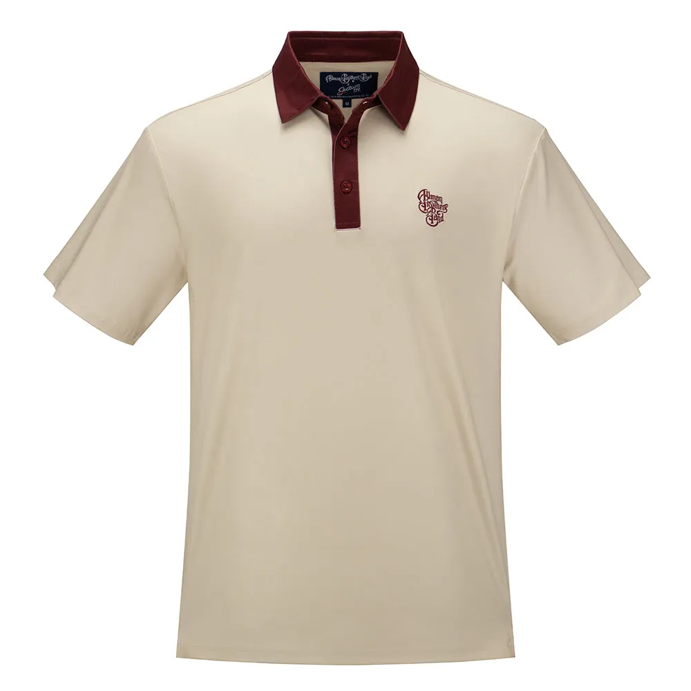 Allman Brothers Band | Performance Polo |  Logo on Tan