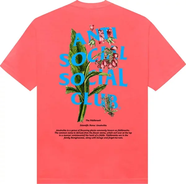 ANTI SOCIAL FIDDLENECK TEE "CANDY PINK"