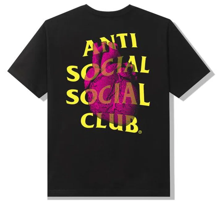 Anti Social Social Club Pulse Check T-shirt Black