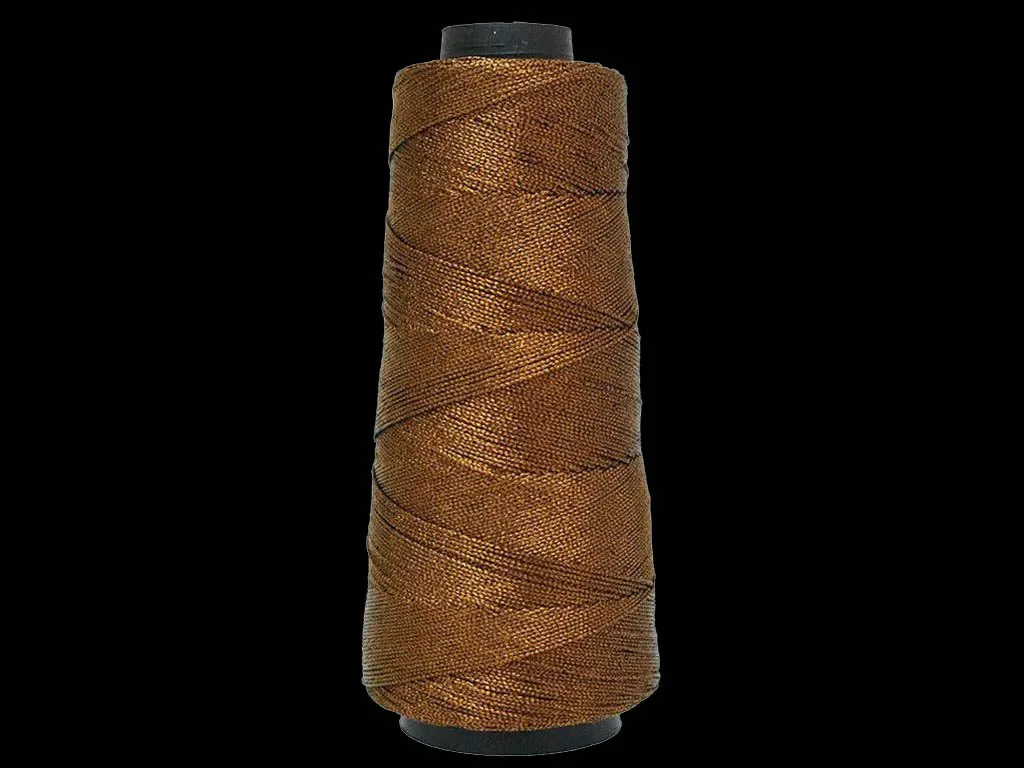 Antique Brown Metallic Zari Threads