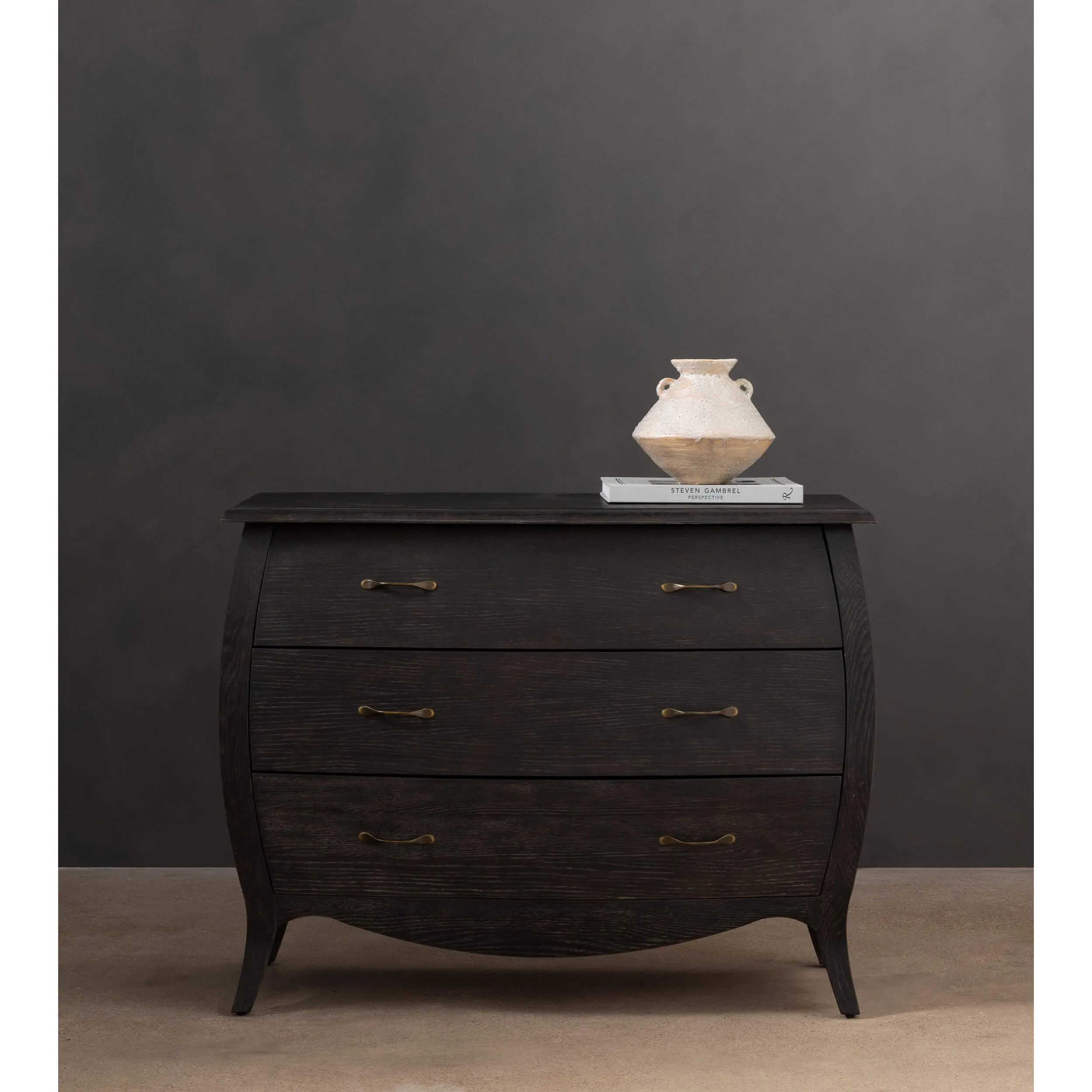 Antoinette Chest, Distressed Black