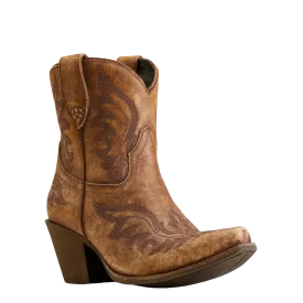 Ariat Ladies Embroidered Naturally Distressed  Snip Toe Boots 10051170