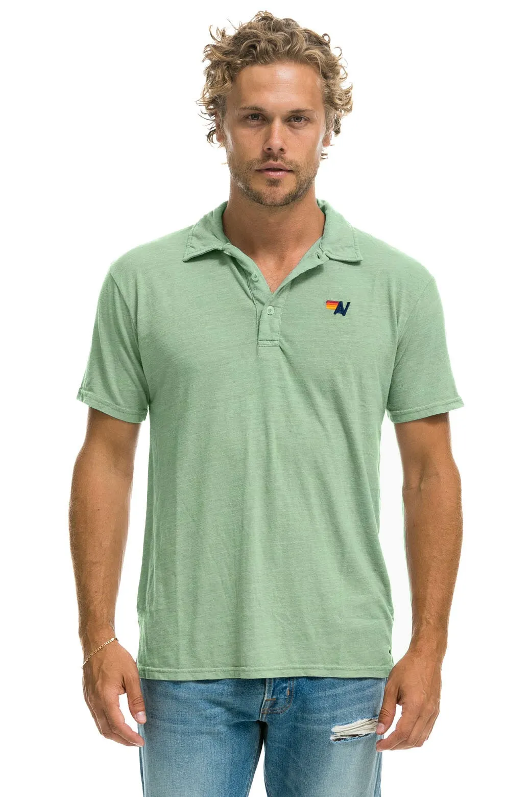 AVIATOR NATION POLO - SAGE