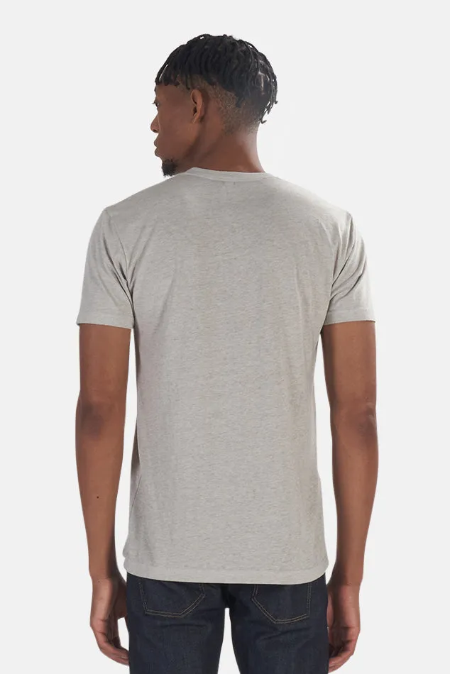 Basic Burnout Tee Light Grey