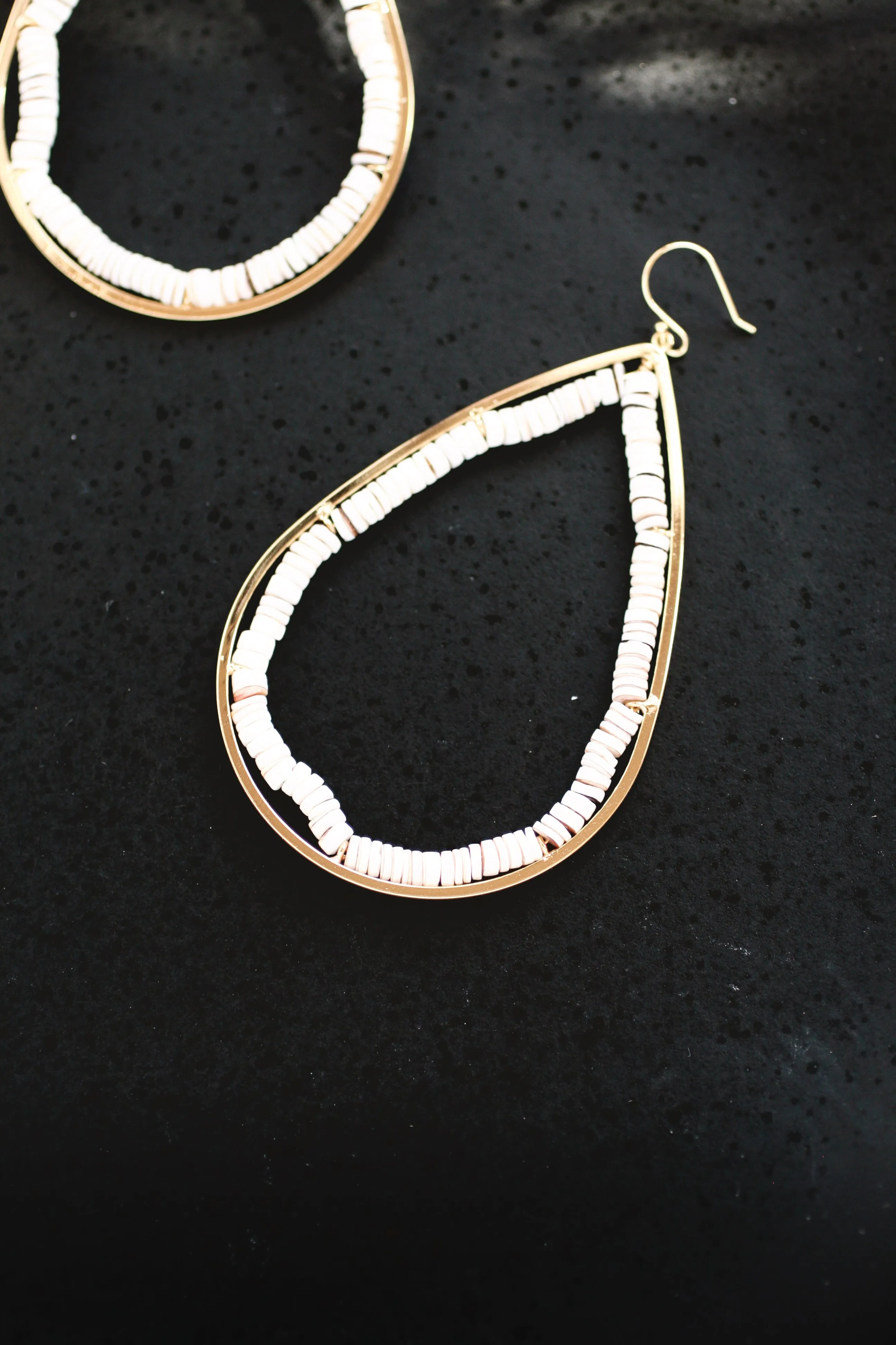 Beaded Teardrop Earrings