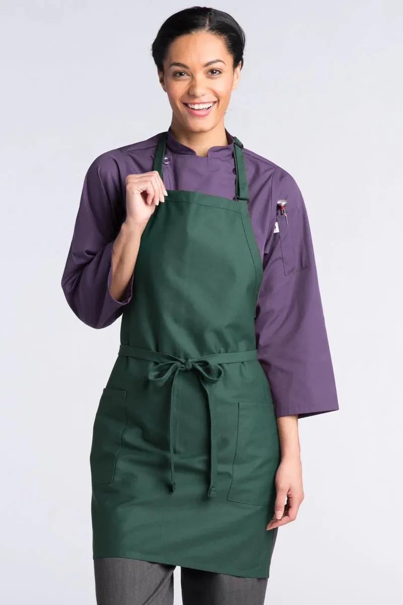 Bib Adjustable Apron (2 Patch Pocket)