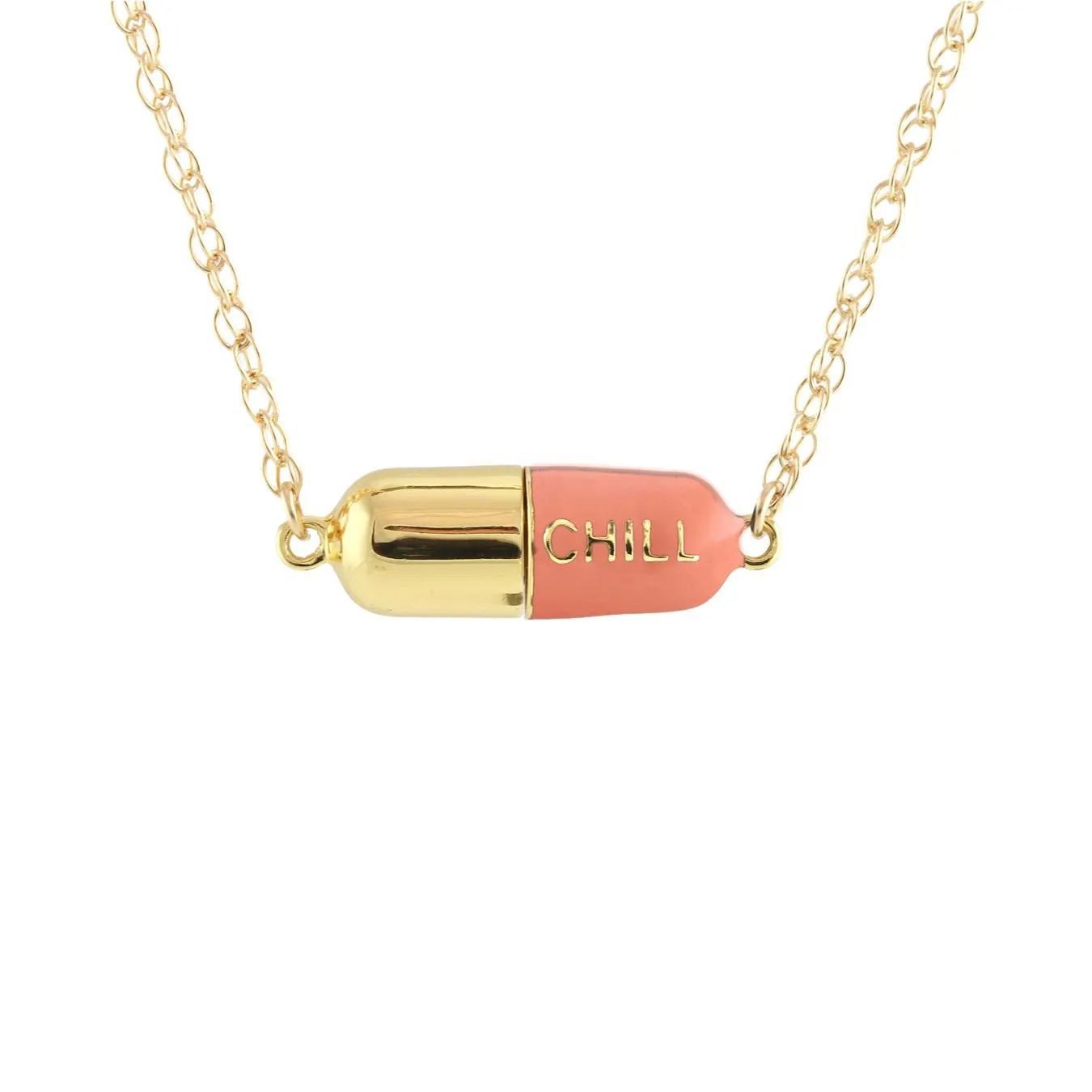 Big Chill Pill Chain Necklace