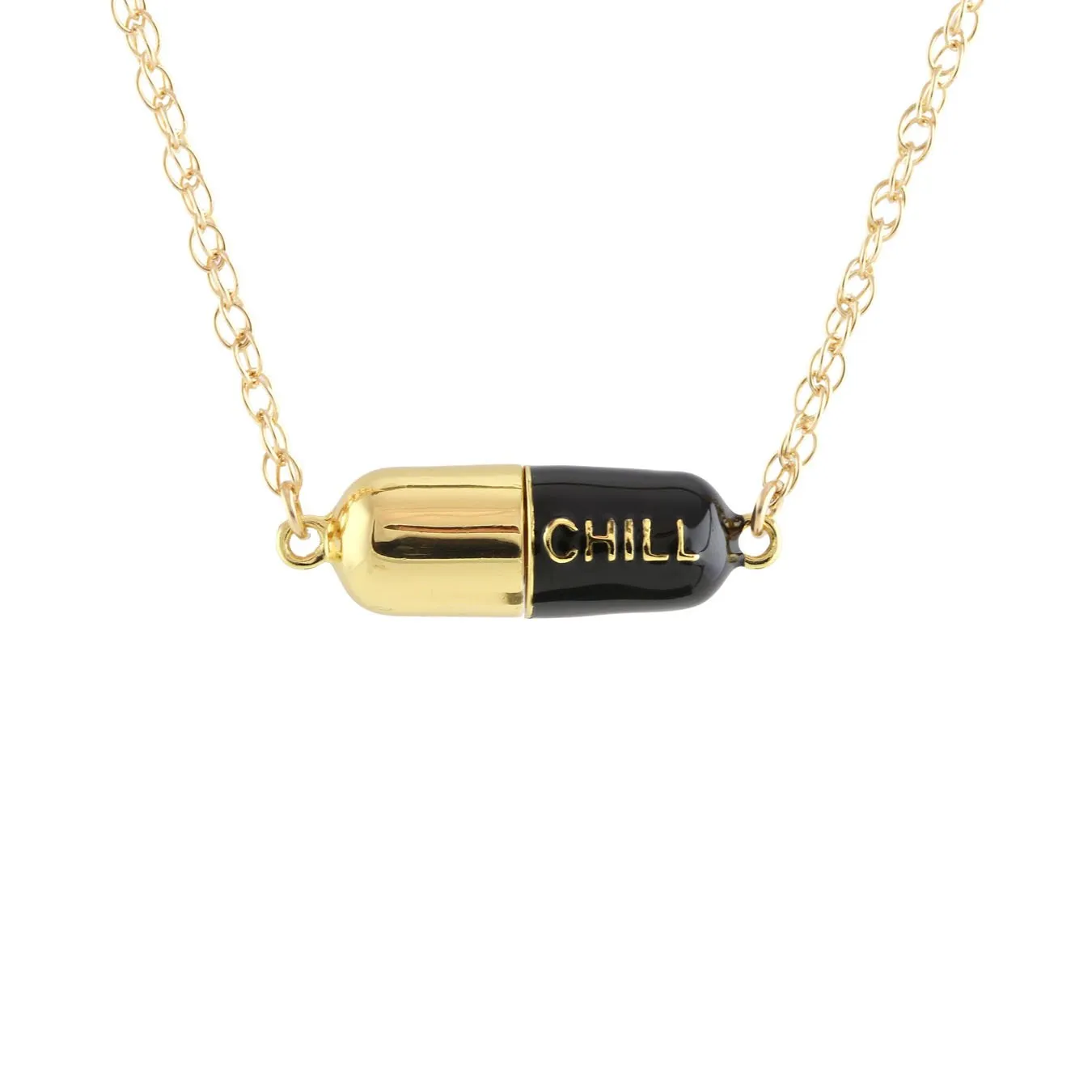 Big Chill Pill Chain Necklace