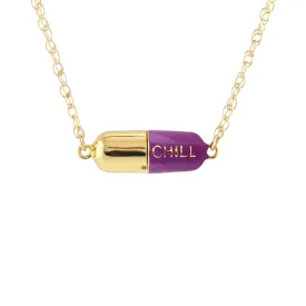 Big Chill Pill Chain Necklace