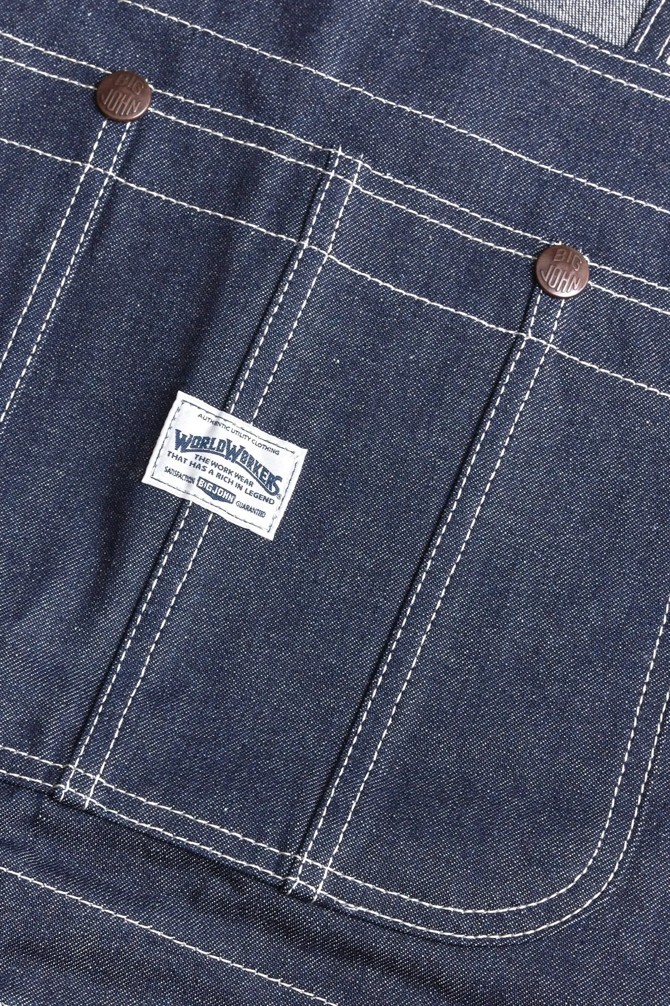 Big John World Workers Overall - Dry Indigo