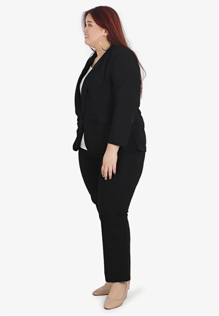 Blair Stretch Work Blazer - Black