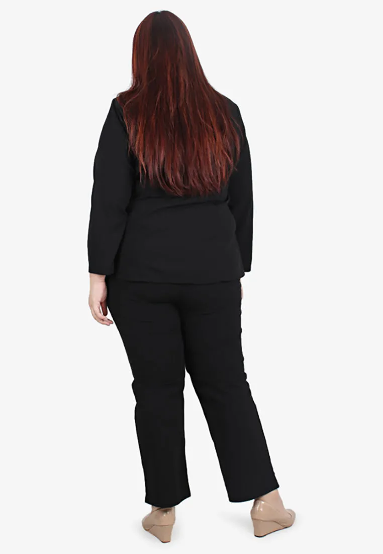 Blair Stretch Work Blazer - Black