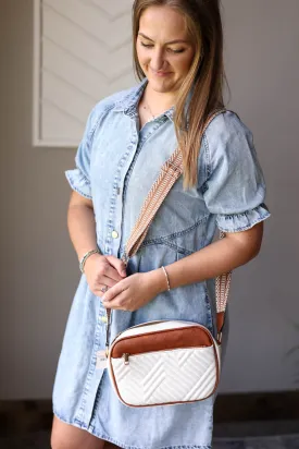 Blue Mineral Washed Denim Dress