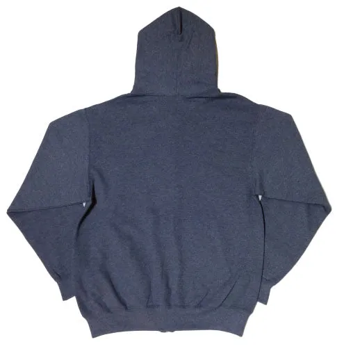 Brooklyn Work T46 Full Zip Hoodie Heather Navy