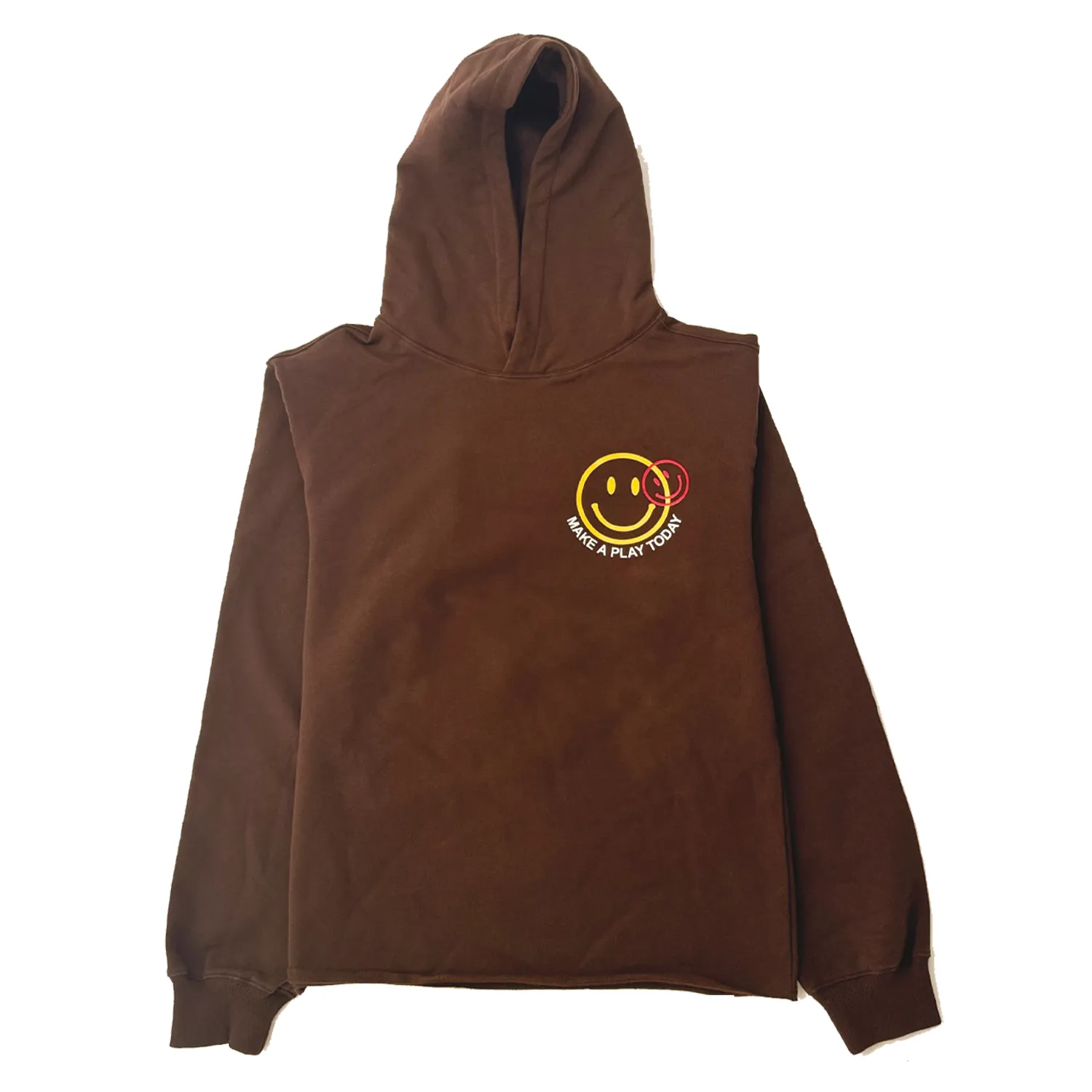 Brown Make A Play Hoodie Fray Cut