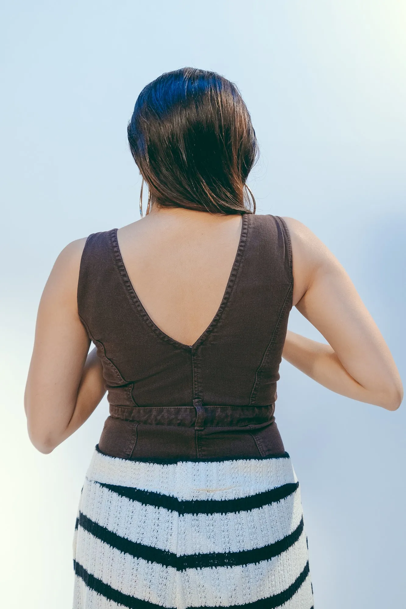 Brown Spirited Bodysuit