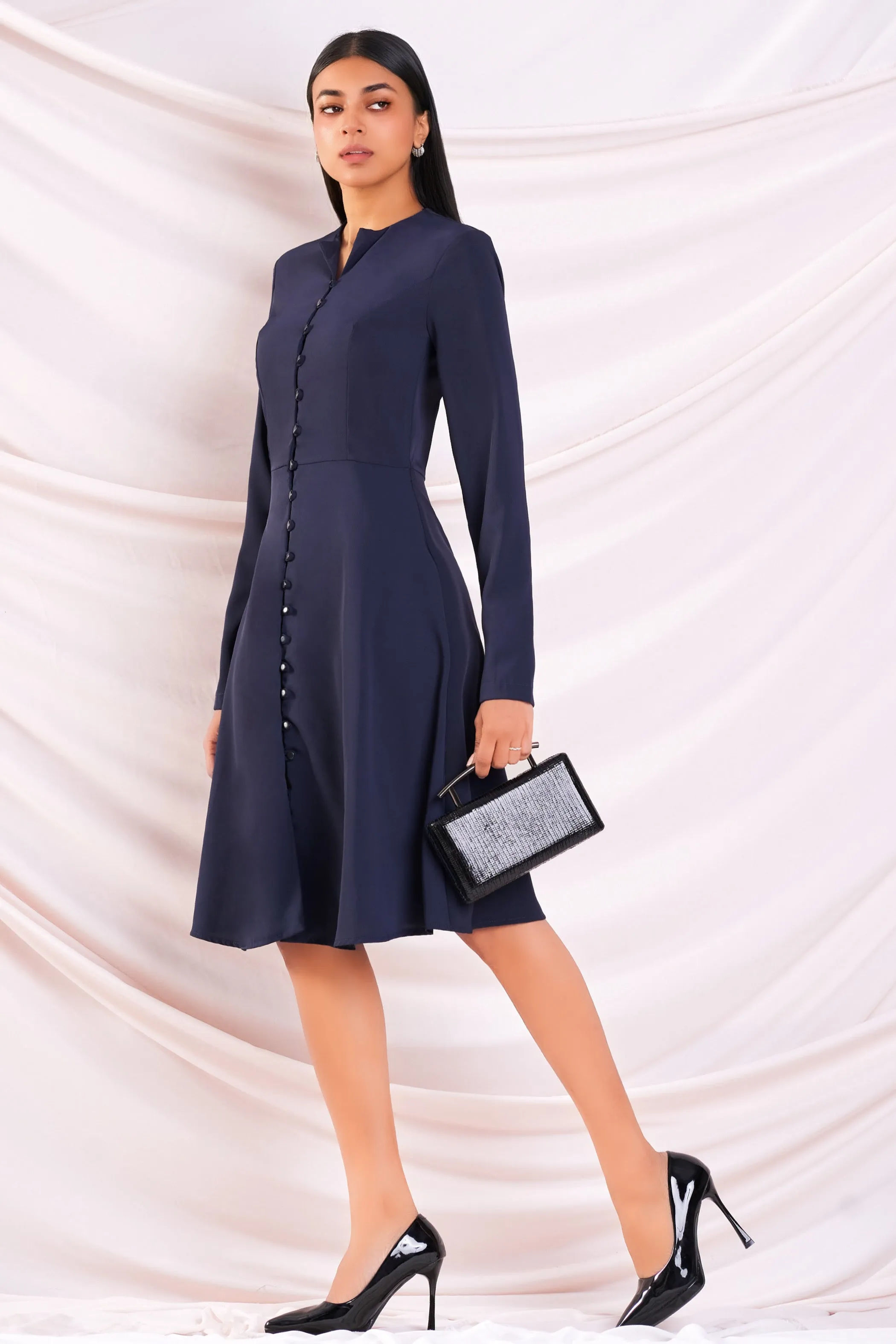 Button Up Aline Dress