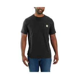 Carhartt Men's Force Relaxed Fit Short-Sleeve Pocket T-Shirt - Black - ONLINE STORE CREDIT/EXCHANGE ONLY