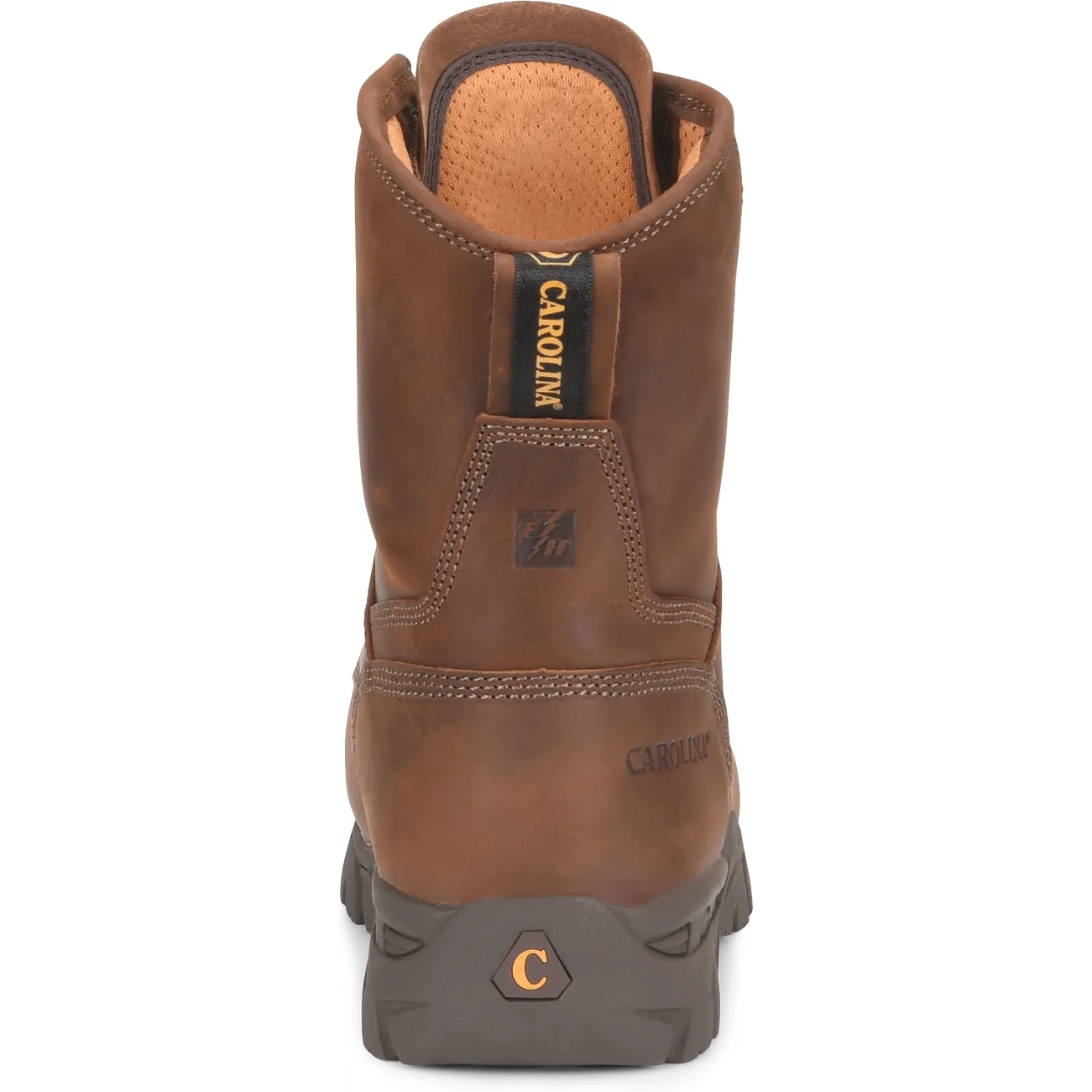 Carolina Men's Buster 8" Comp Toe WP Metguard Work Boot -Brown- CA9582