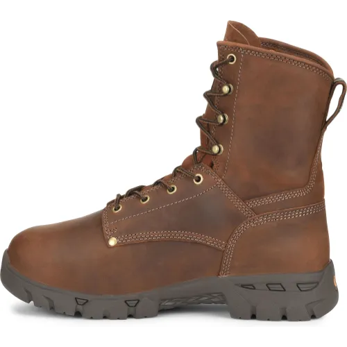 Carolina Men's Buster 8" Comp Toe WP Metguard Work Boot -Brown- CA9582