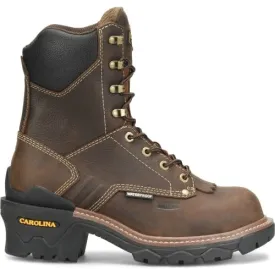 Carolina Men's Cardinal 8" Comp Toe WP Slip Resist Work Boot -Brown- CA7837