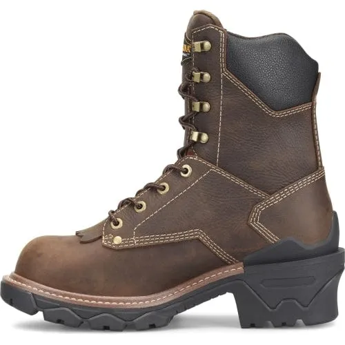 Carolina Men's Cardinal 8" Comp Toe WP Slip Resist Work Boot -Brown- CA7837