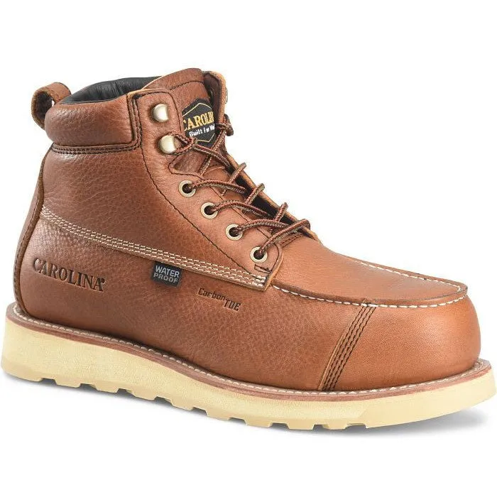 Carolina Men's Staple Gun 6" Carbon Comp Toe WP Work Boot -Tan- CA7570