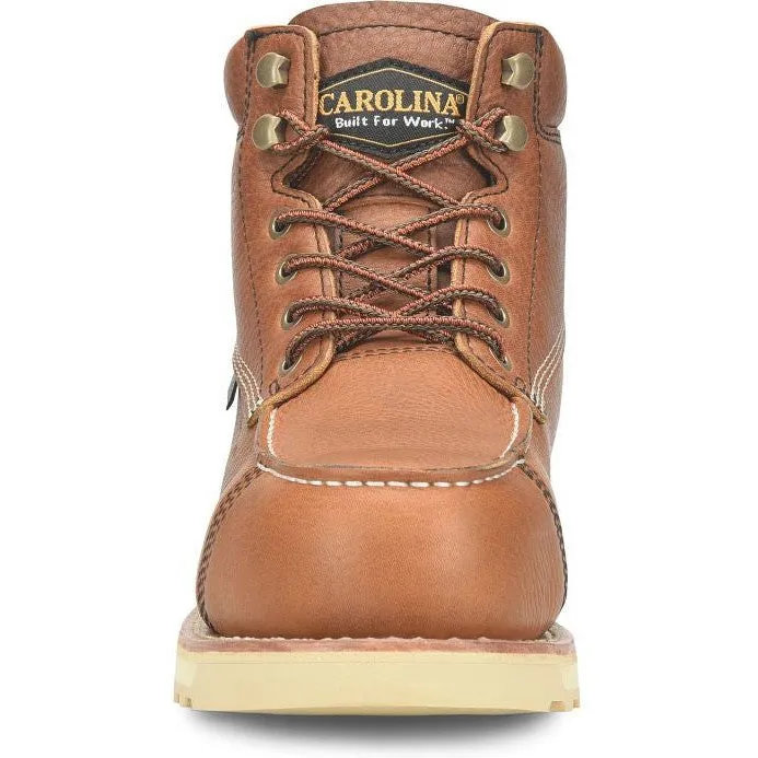 Carolina Men's Staple Gun 6" Carbon Comp Toe WP Work Boot -Tan- CA7570