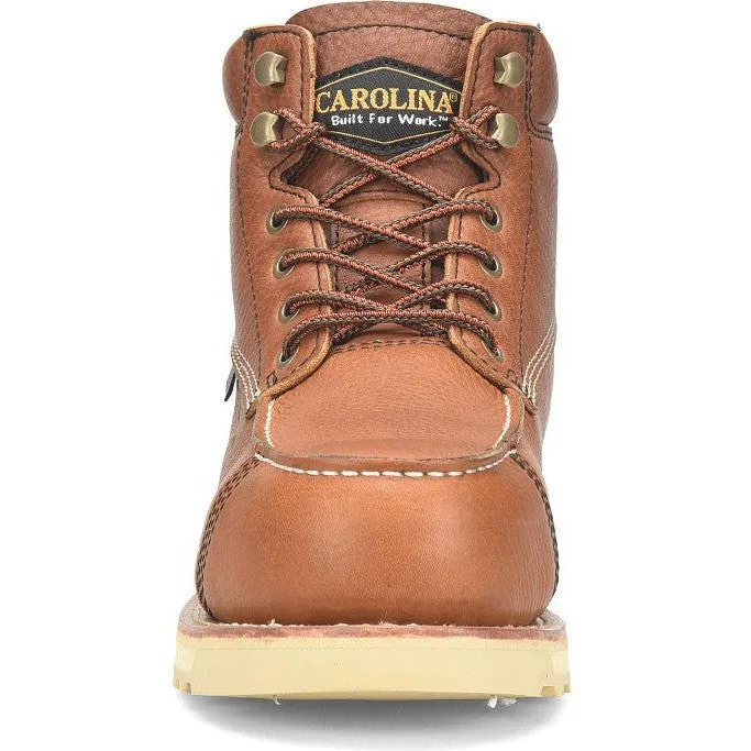 Carolina Men's Staple Gun 6" ST Waterproof Work Boot -Tan- CA7070