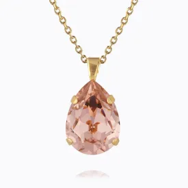 Caroline Svedbom Classic Drop Necklace - Gold Vintage Rose