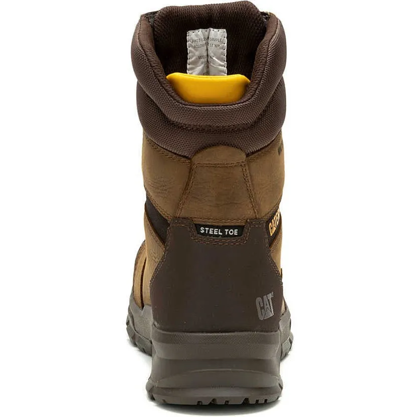 Cat Men's Accomplice X 8" Steel Toe WP Work Boot - Brown - P91642