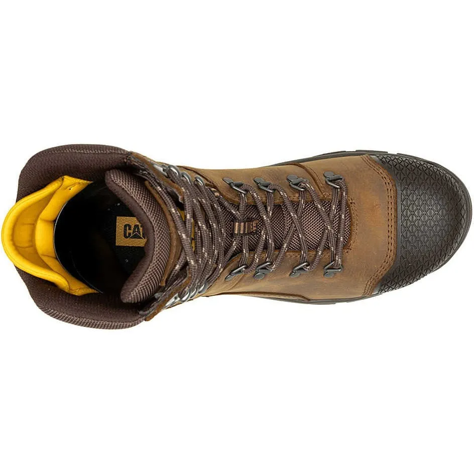 Cat Men's Accomplice X 8" Steel Toe WP Work Boot - Brown - P91642