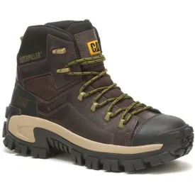 CAT Men's Invader Comp Toe Waterproof Hiker Work Boot -Coffee- P91541