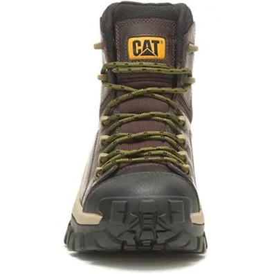 CAT Men's Invader Comp Toe Waterproof Hiker Work Boot -Coffee- P91541