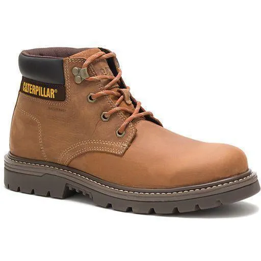 CAT Men's Outbase Soft Toe Waterproof Work Boot - Brown - P51032