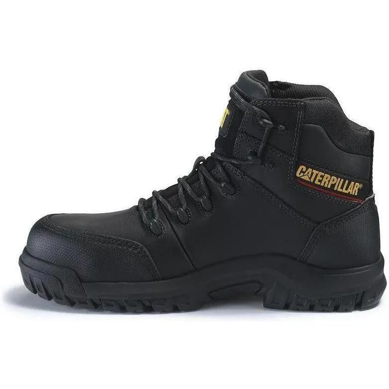 CAT Men's Resorption WP Comp Toe Work Boot - Black - P90976