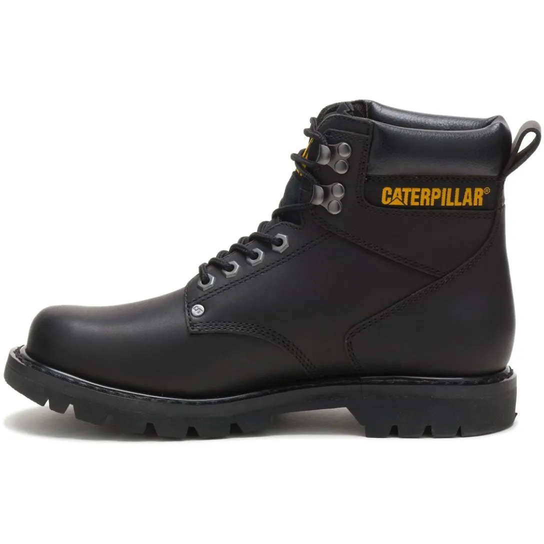 CAT Men's Second Shift Soft Toe Work Boot - Black - P70043