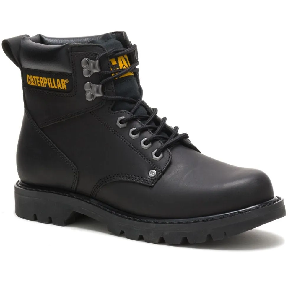 CAT Men's Second Shift Soft Toe Work Boot - Black - P70043